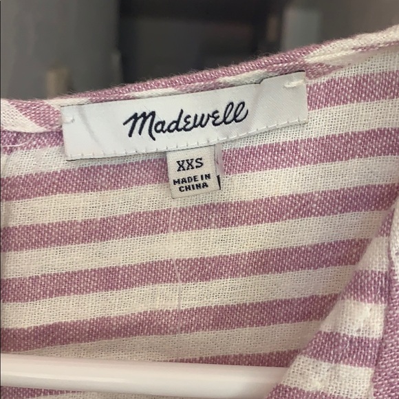 NWT Madewell dress with pockets & button back. - Picture 4 of 5